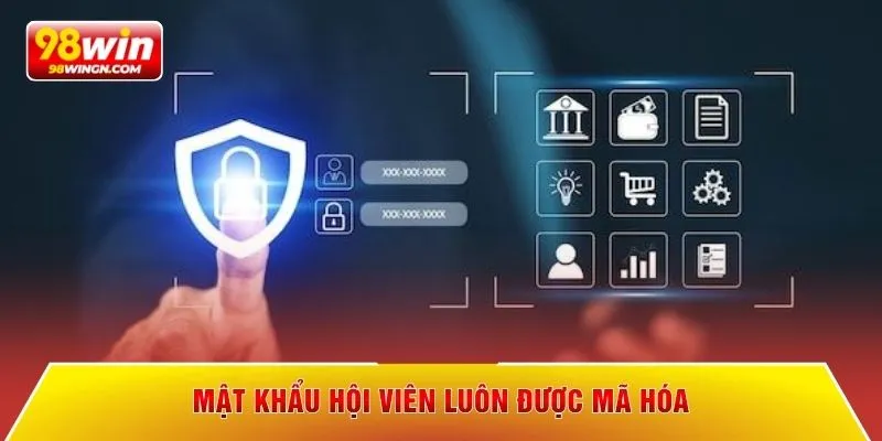 Mật khẩu hội viên luôn được mã hóa